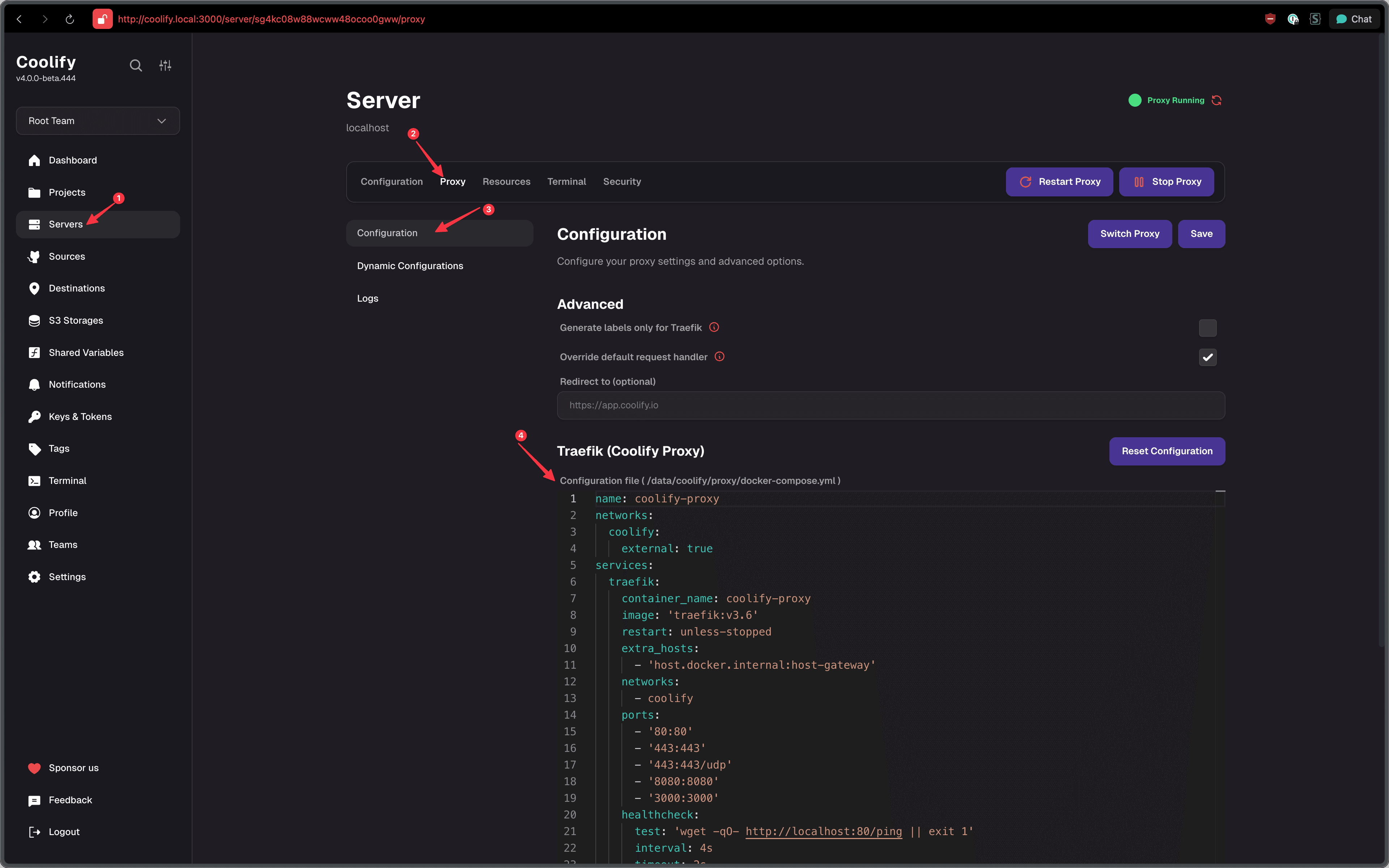 Proxy Config