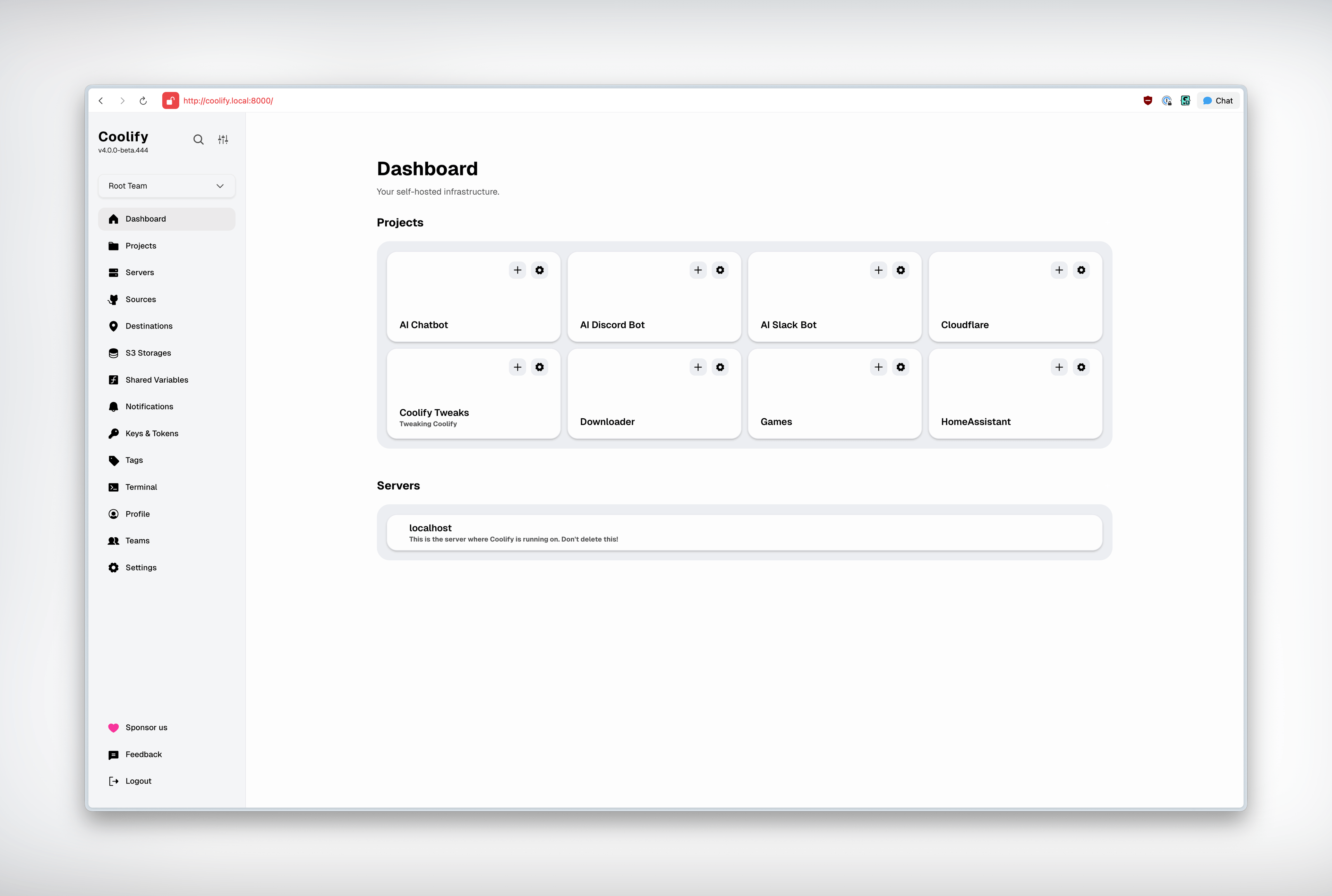 Coolify Tweaks - Better UI