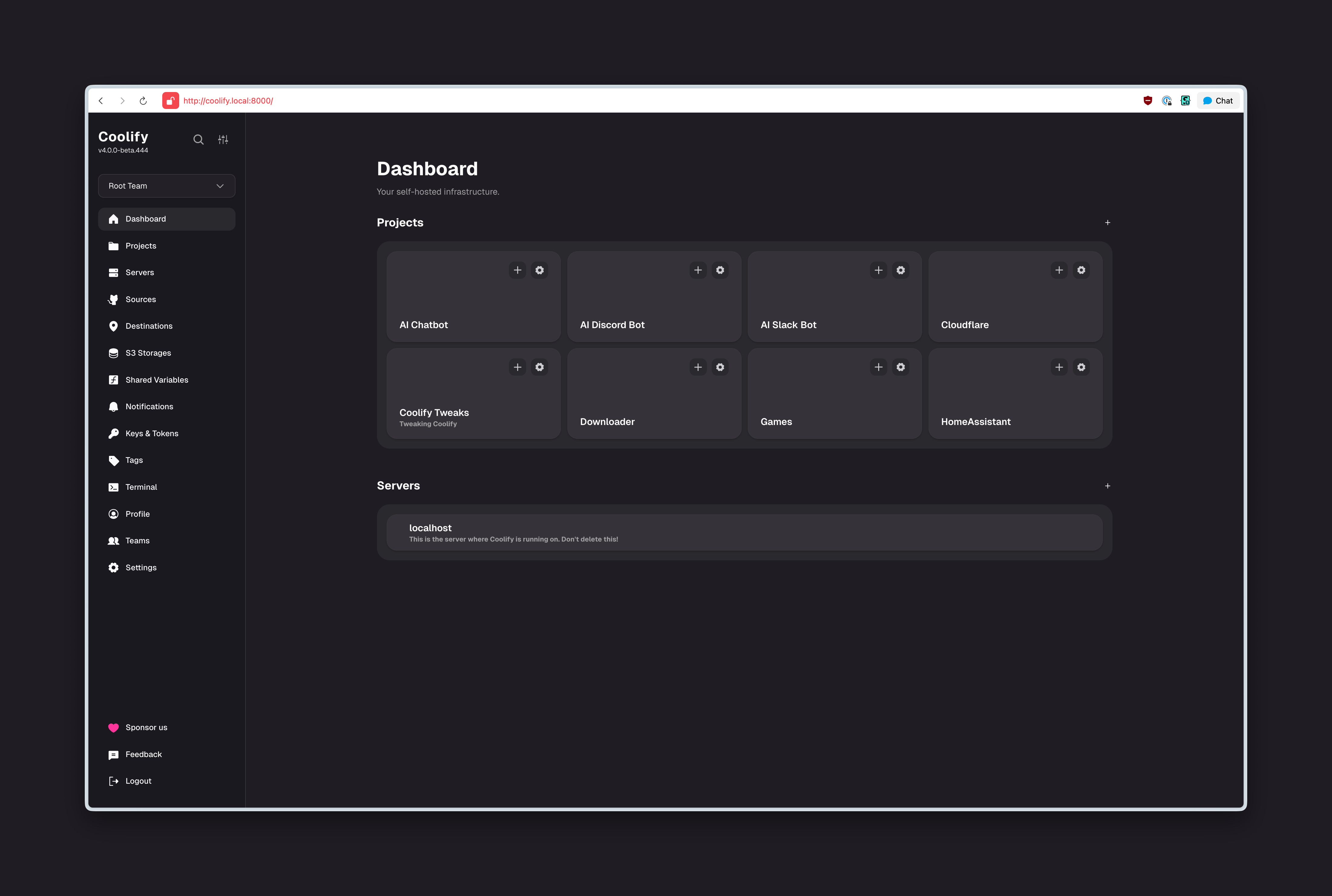 Coolify Tweaks - Better UI