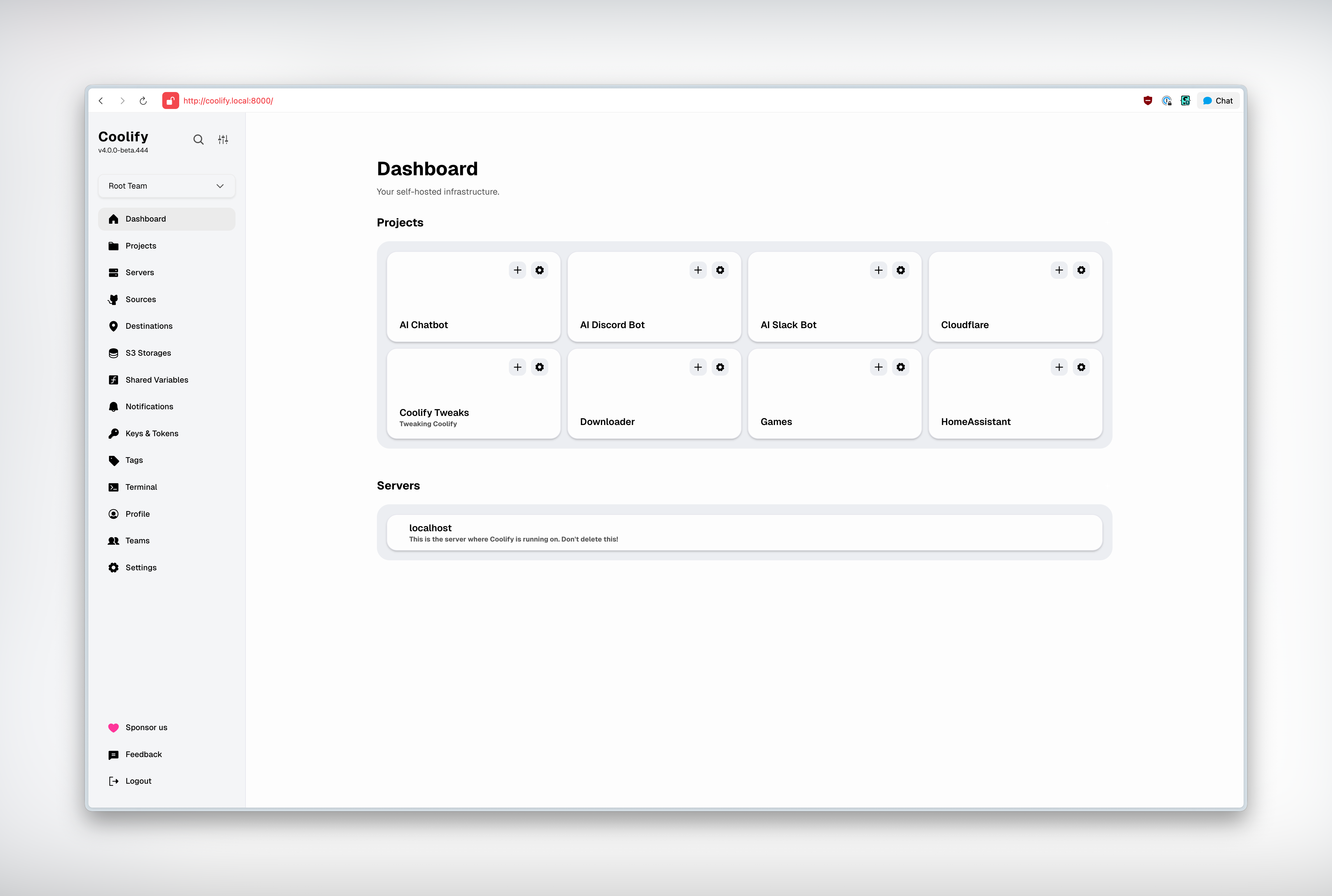 Coolify Tweaks - Better UI