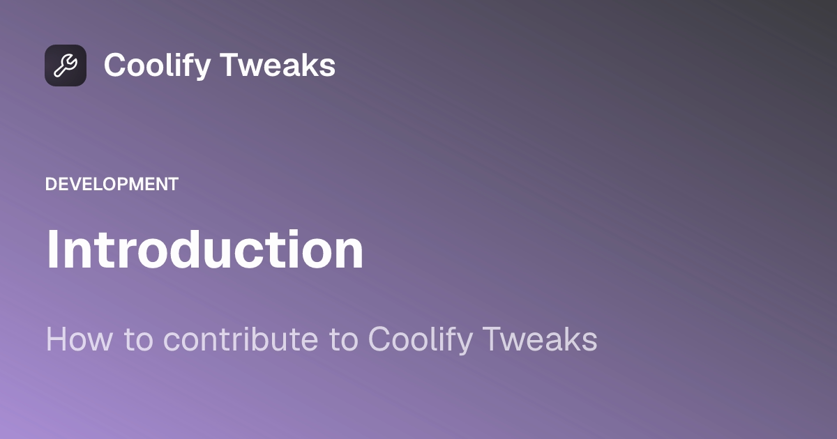 Introduction | Coolify Tweaks